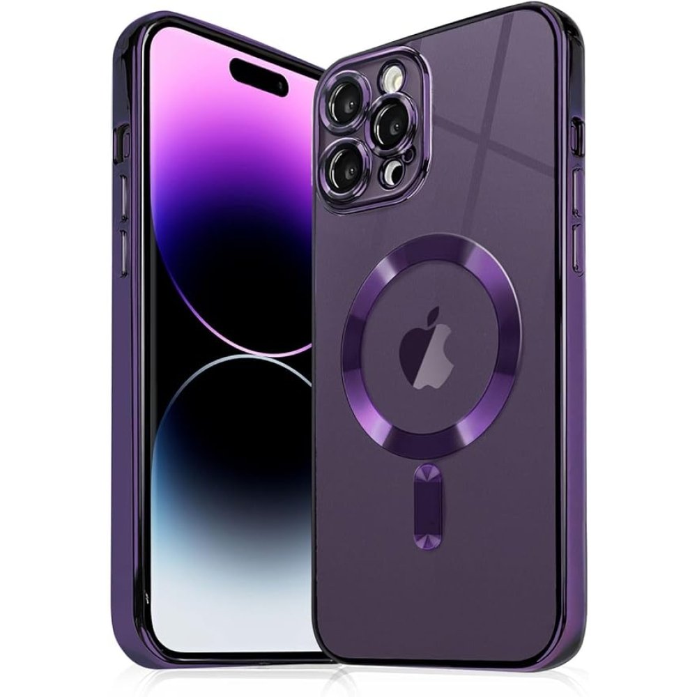 For Apple iPhone 13 Pro Max Chrome Plated Soft TPU With Camera Lens Protection