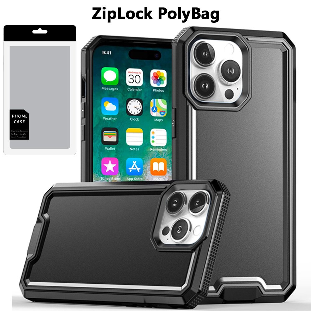 [PolyBag] For Apple iPhone 15 Pro Max Rank Tough Strong Modern Fused Hybrid - Image 2