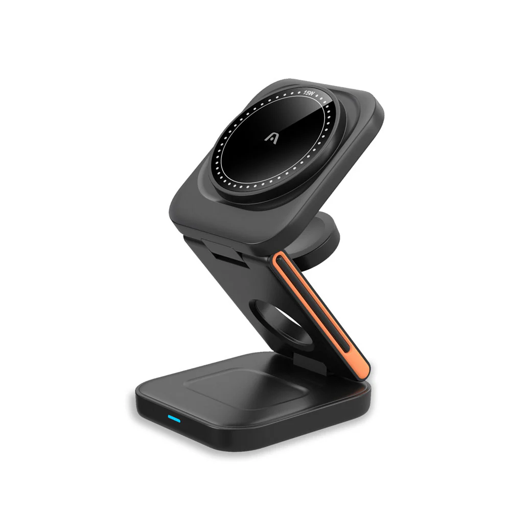 Wireless Fast Charger 3 in 1 Foldable Stand  MAGNETIC S4