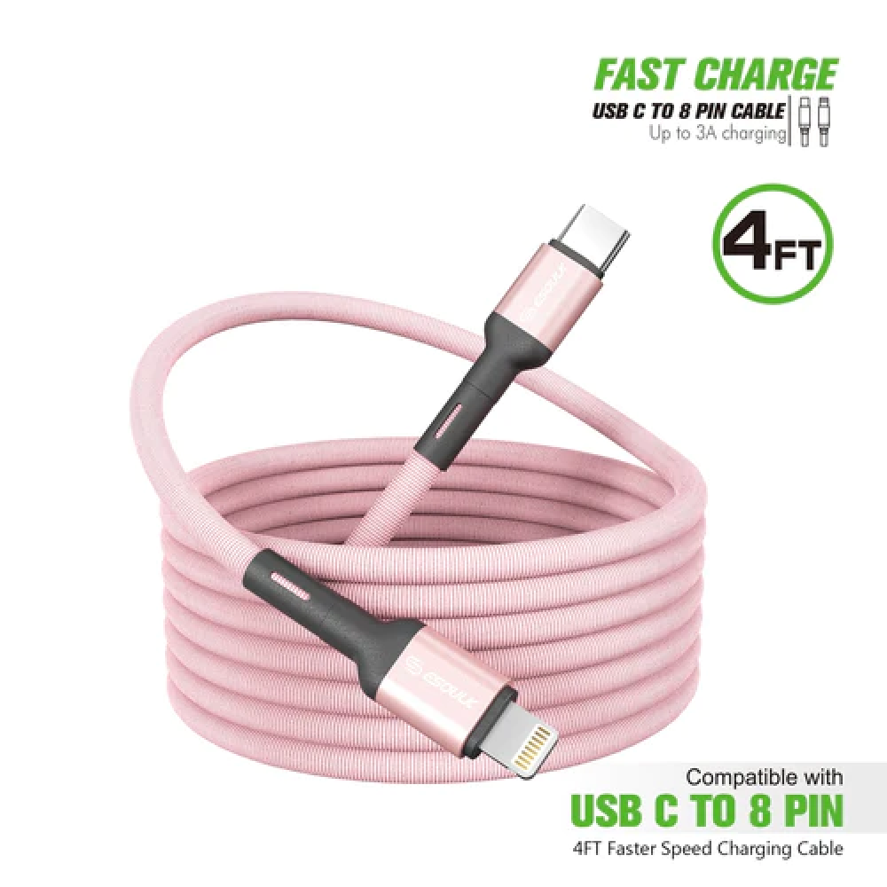 Esoulk 4FT FABRIC CABLE For C To C - Image 2