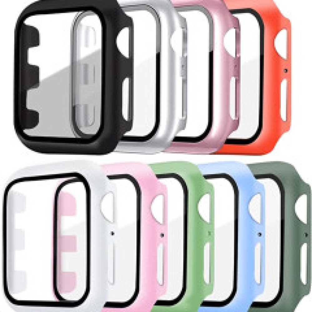 For Apple Watch 41mm - Watch Frame with Tempered Glass