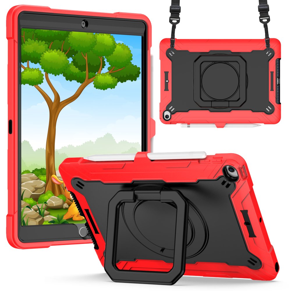 For Apple iPad A16 2025 / iPad 10th Gen 2022 Tablet Tough Hybrid Rotating 360 Degree Kickstand Case Cover - Image 3
