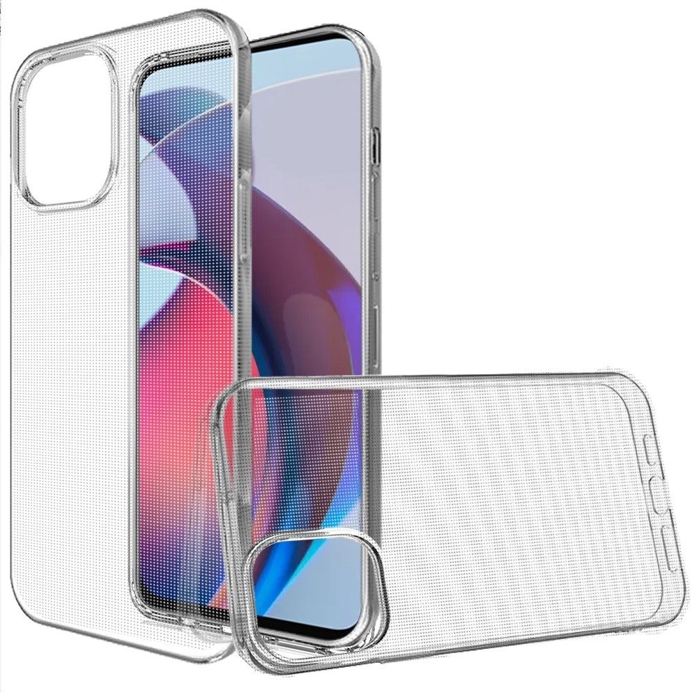 For Motorola G Stylus 5G (MultiCarrier 6.6" 16MP Camera) 2023 Simple Basic Minimalistic Transparent Clear Thick TPU Case Cover