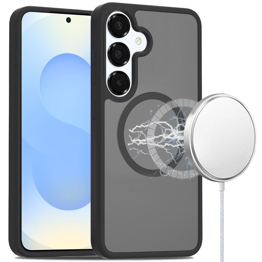 For Samsung Galaxy s25/s24 Magnetic Circle Smooth Safe Matte Feel Hybrid Case - Image 3