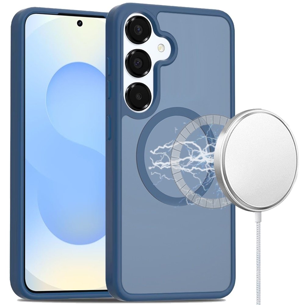 For Samsung Galaxy s25/s24 Magnetic Circle Smooth Safe Matte Feel Hybrid Case - Image 5