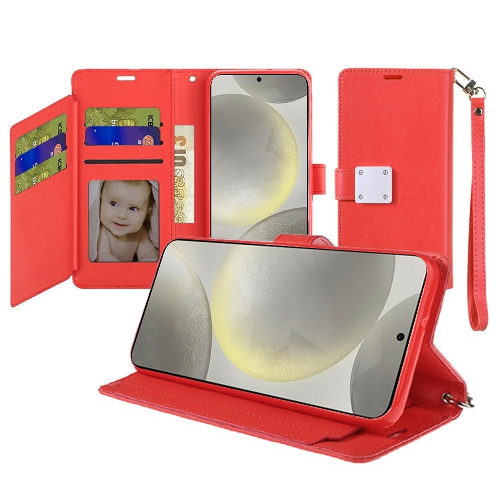 For Samsung Galaxy s25/s24 Wallet ID Card Holder Case Cover - Image 4