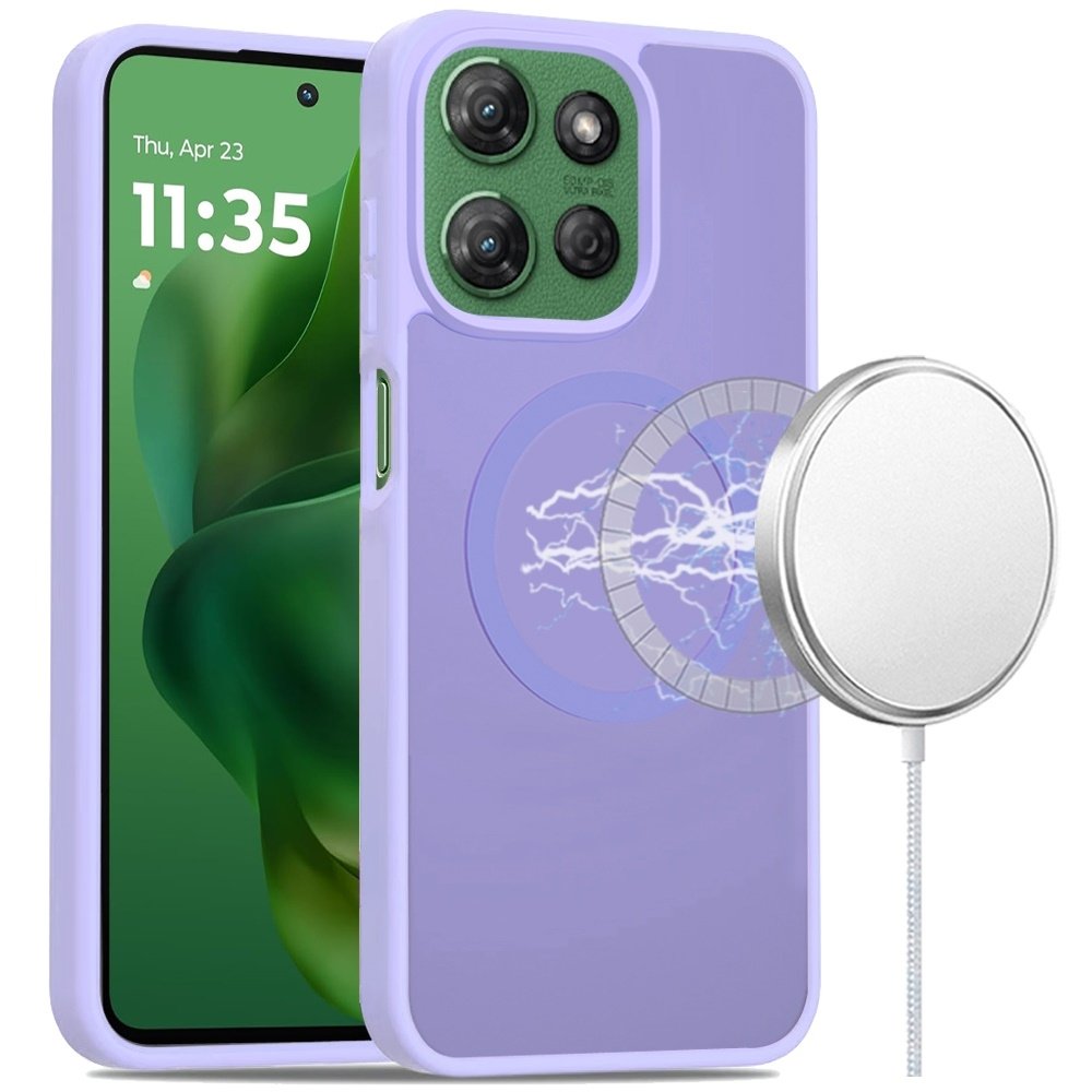 For Motorola Moto G Power 5G 2025 Magnetic Circle Smooth Safe Matte Feel Hybrid Case - Image 3