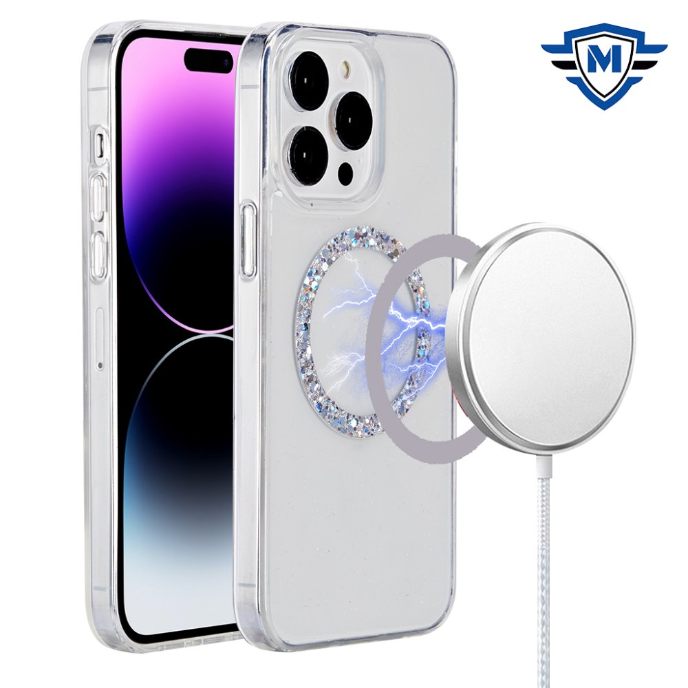 For Apple iPhone 12 & iPhone 12 Pro METKASE Double Protection IMD Design Pattern Magnetic Circle Premium Case - Image 2