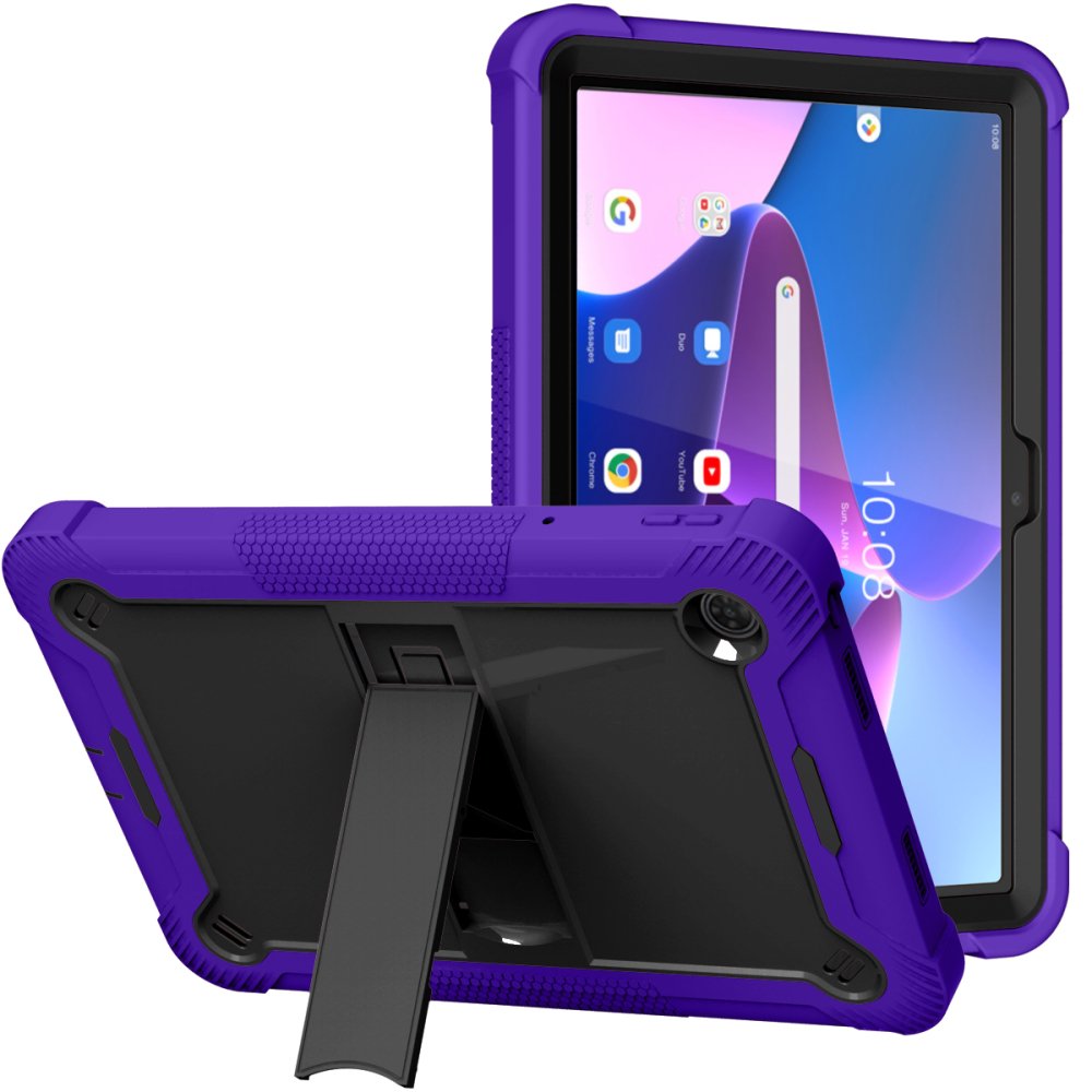 For TCL Tab 8 LE Tough Tablet Strong Kickstand Hybrid Case Cover - Image 5