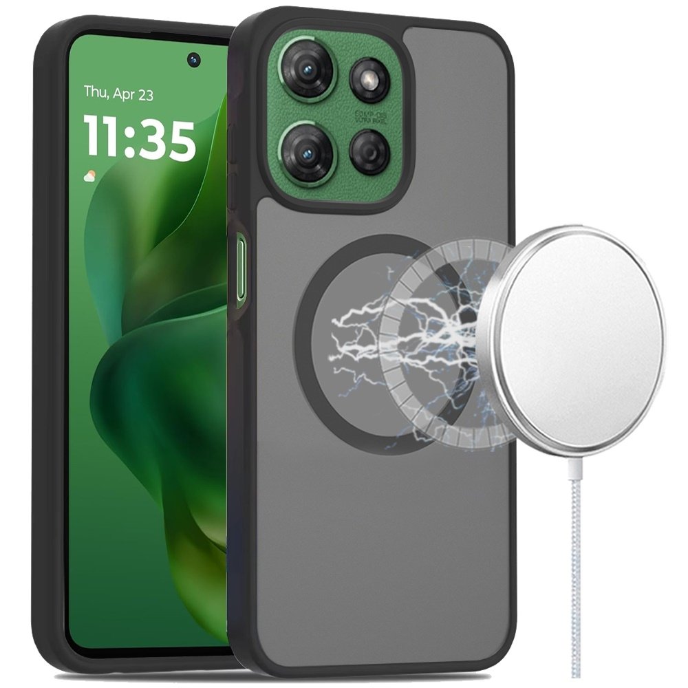 For Motorola Moto G Power 5G 2025 Magnetic Circle Smooth Safe Matte Feel Hybrid Case - Image 2