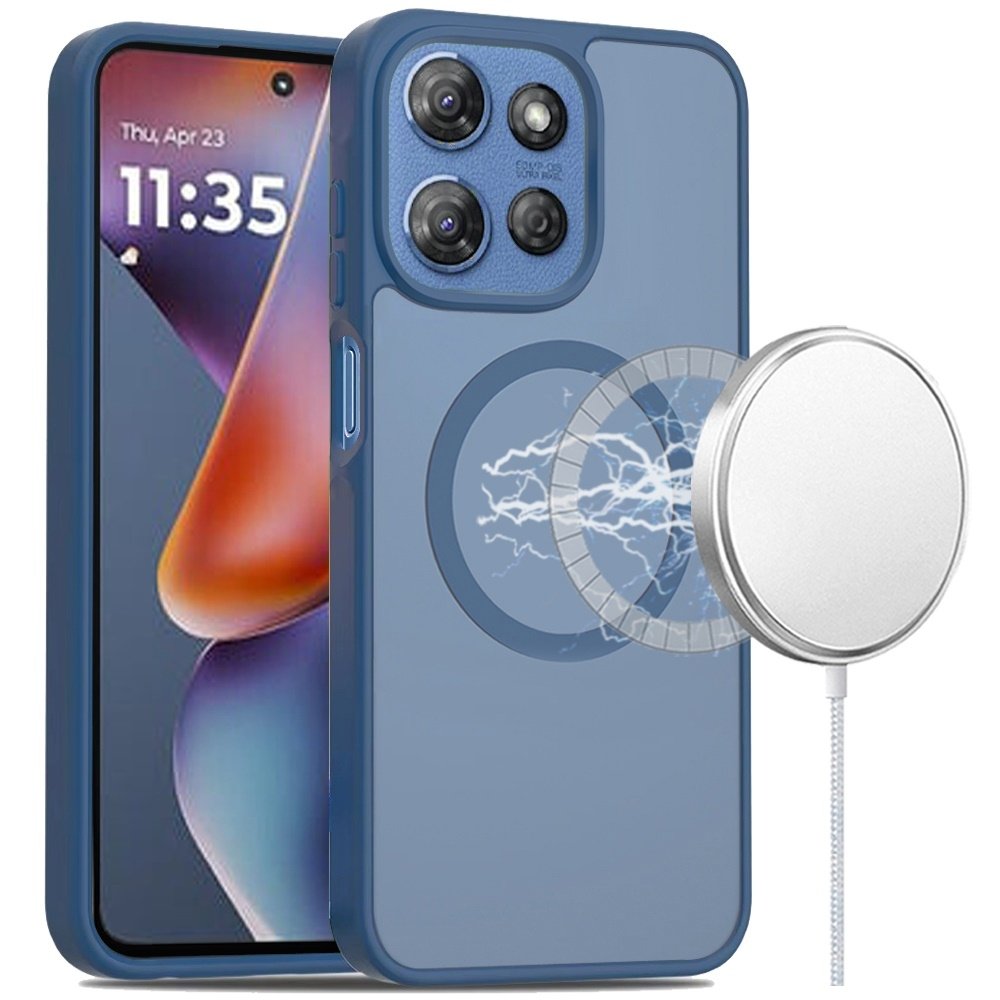 For Motorola Moto G 5G 2025 Magnetic Circle Smooth Safe Matte Feel Hybrid Case - Image 7