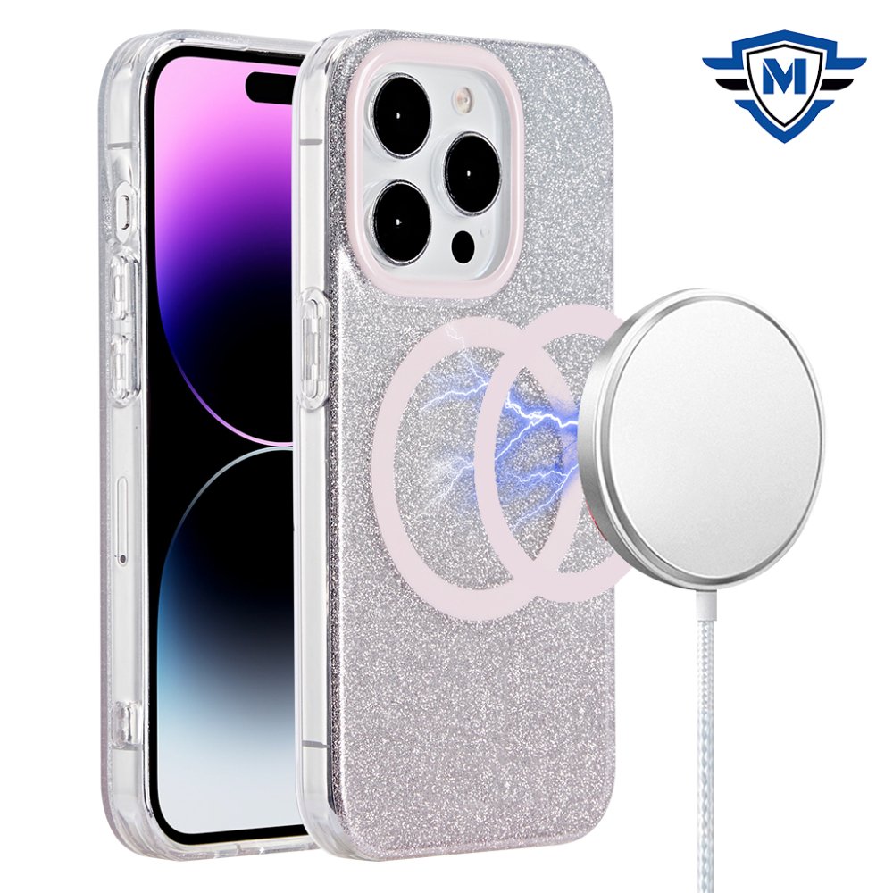 For Apple iPhone 12 & iPhone 12 Pro METKASE Double Protection IMD Design Pattern Magnetic Circle Premium Case
