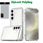 [PolyBag] For Samsung Galaxy s25 Plus/s24 Plus Colored Shockproof Transparent Hard PC TPU Hybrid