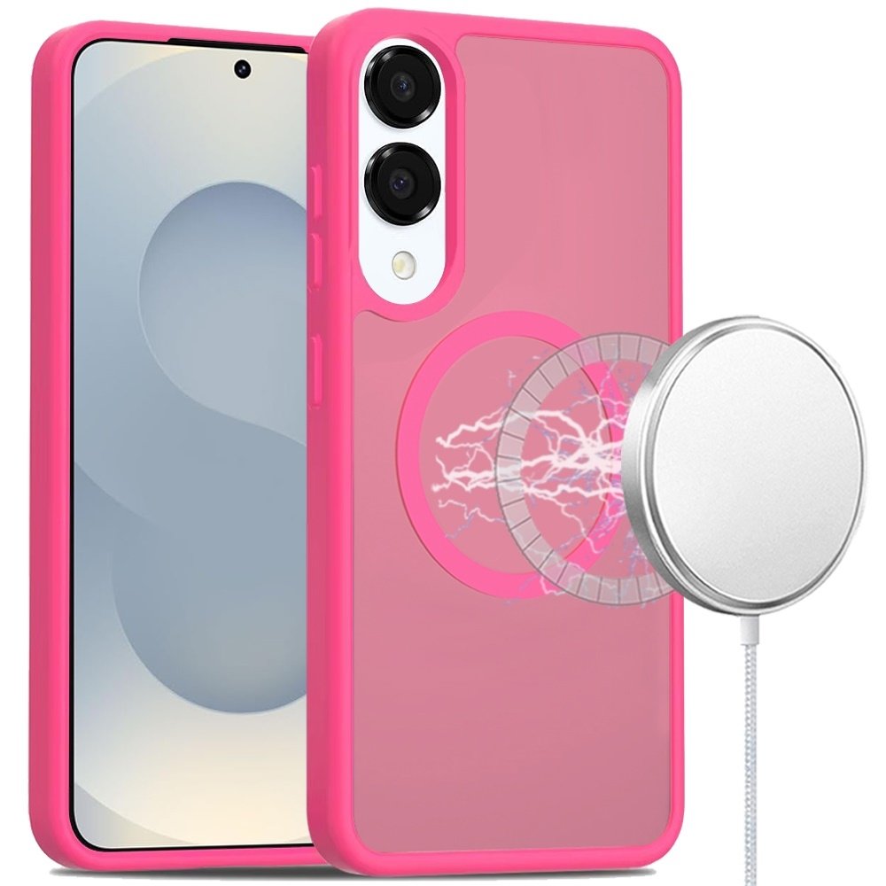 For Samsung Galaxy s25 Edge Magnetic Circle Smooth Safe Matte Feel Hybrid Case - Image 7