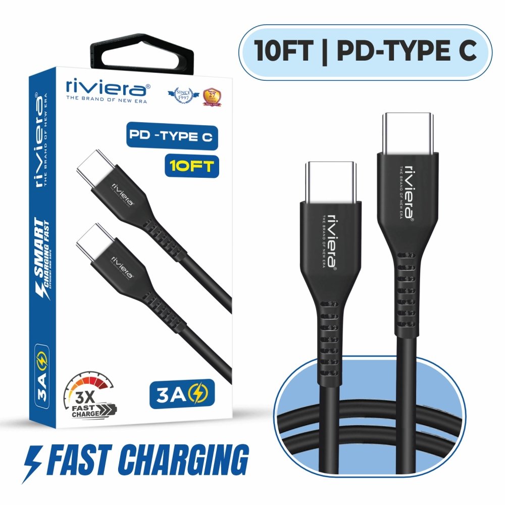Premium Package - 10FT Fast Charging Cable [Type C - Type C (PD)] - Image 3