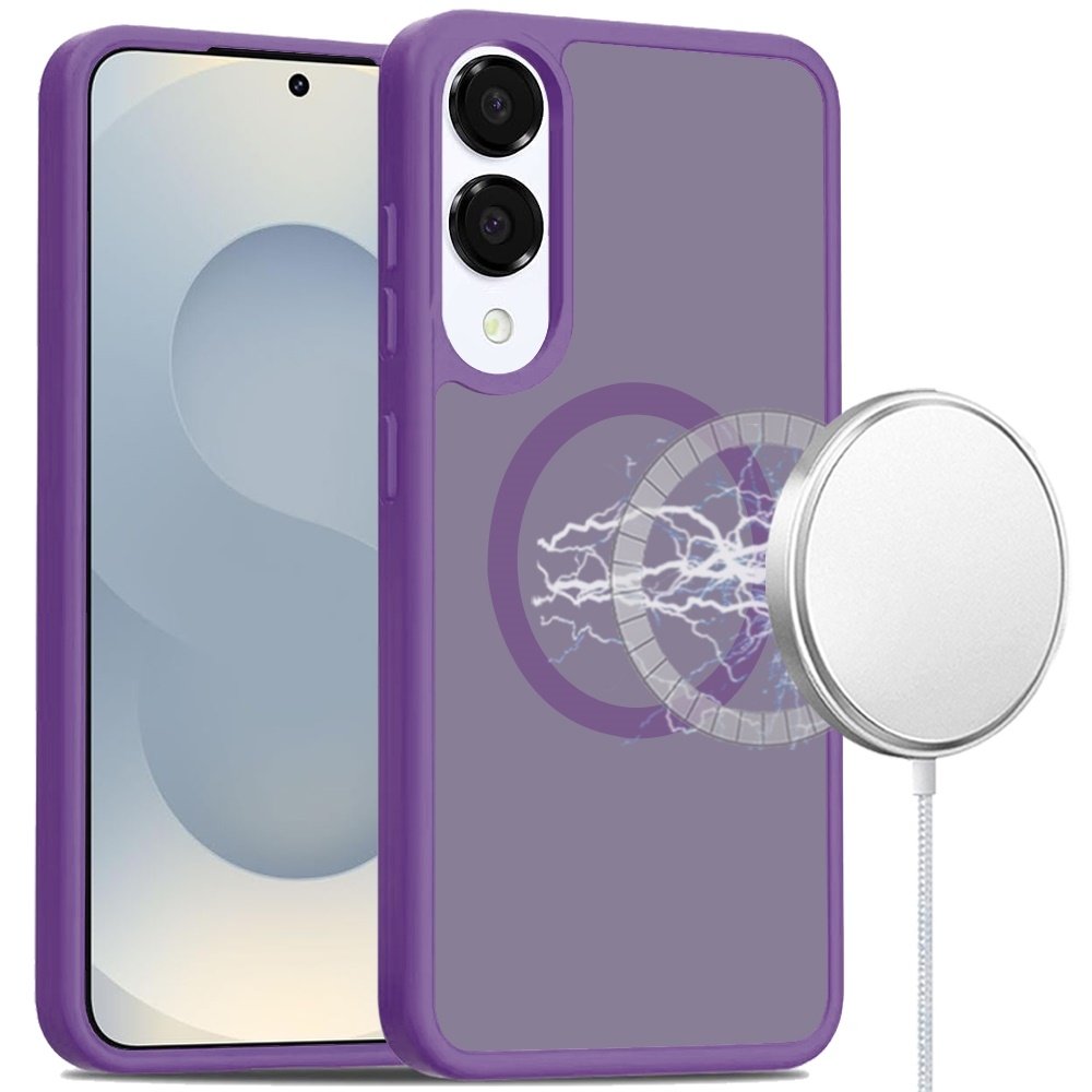 For Samsung Galaxy s25 Edge Magnetic Circle Smooth Safe Matte Feel Hybrid Case - Image 4