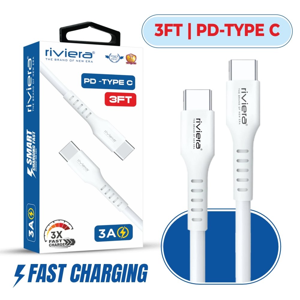 Premium Package - 3FT Fast Charging Cable [Type C - Type C (PD)] - Image 3