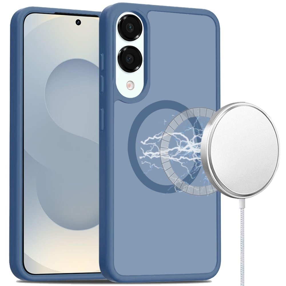 For Samsung Galaxy s25 Edge Magnetic Circle Smooth Safe Matte Feel Hybrid Case - Image 3