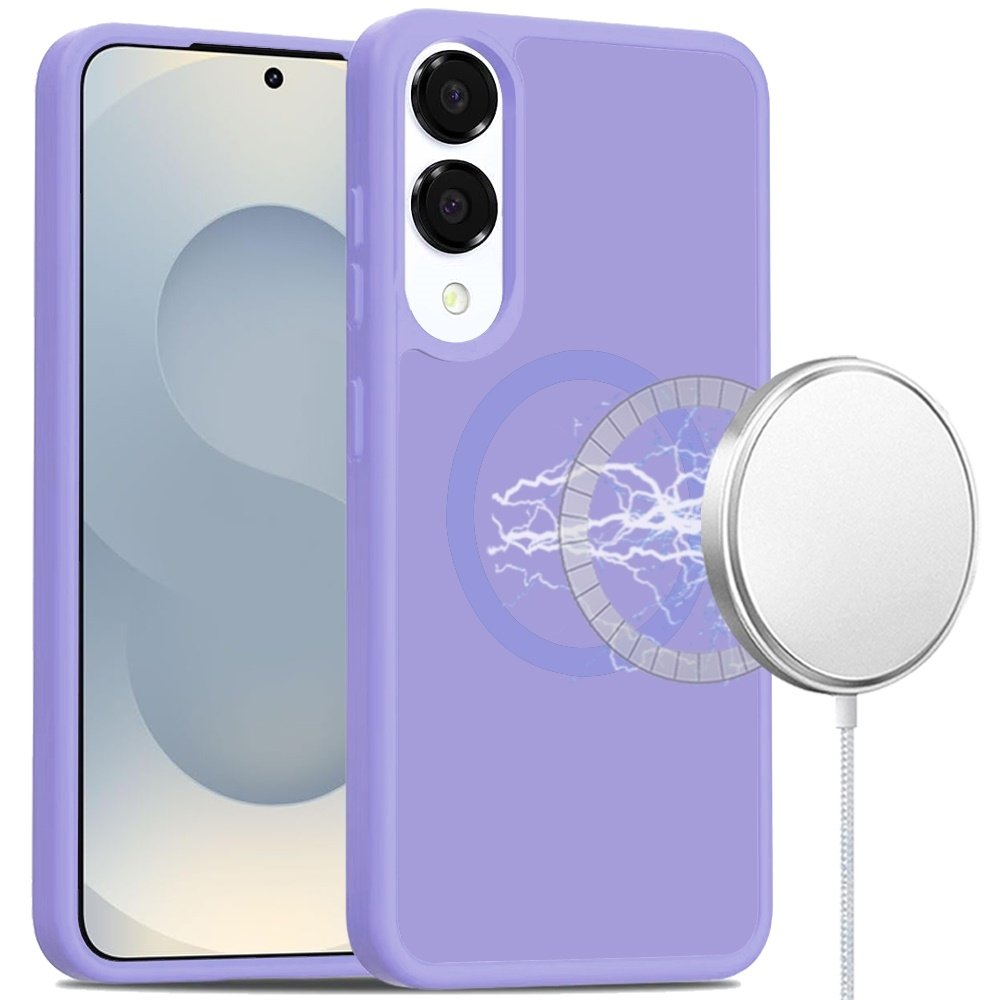 For Samsung Galaxy s25 Edge Magnetic Circle Smooth Safe Matte Feel Hybrid Case - Image 5