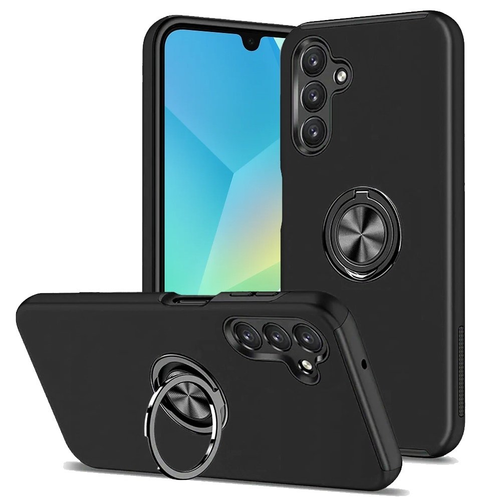 For Samsung Galaxy A16 5G CHIEF Oil Painted Magnetic Ring Stand Hybrid Case Cover - Image 2