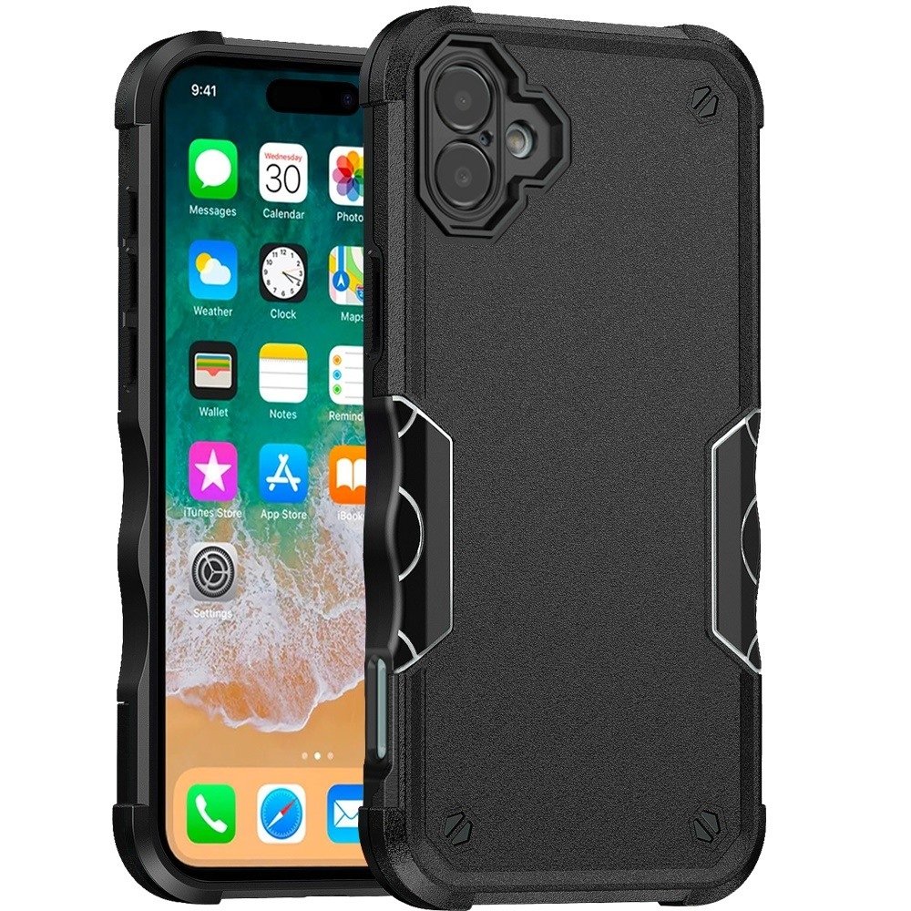 For Apple iPhone 16 Plus 6.7 inch Exquisite Tough Shockproof Hybrid Case Cover - Image 2