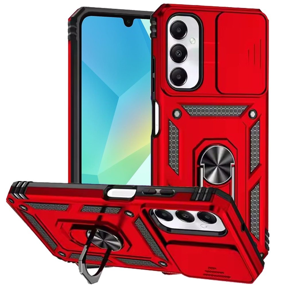 For Samsung Galaxy A16 5G Well Protective Magentic Ring Stand Camera Protective Cover Case - Image 2
