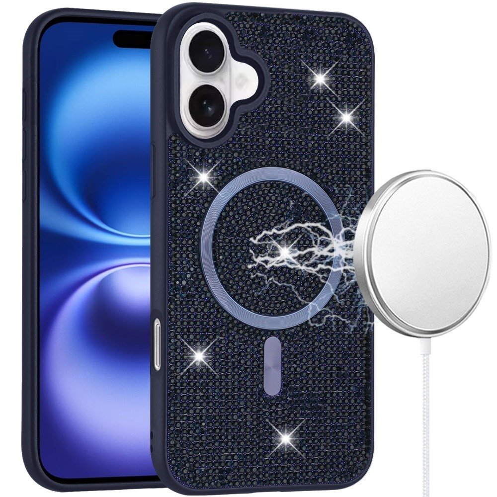 For Apple iPhone 17 Diamond Magnetic Circle with CD Pattern Hybrid - Image 2