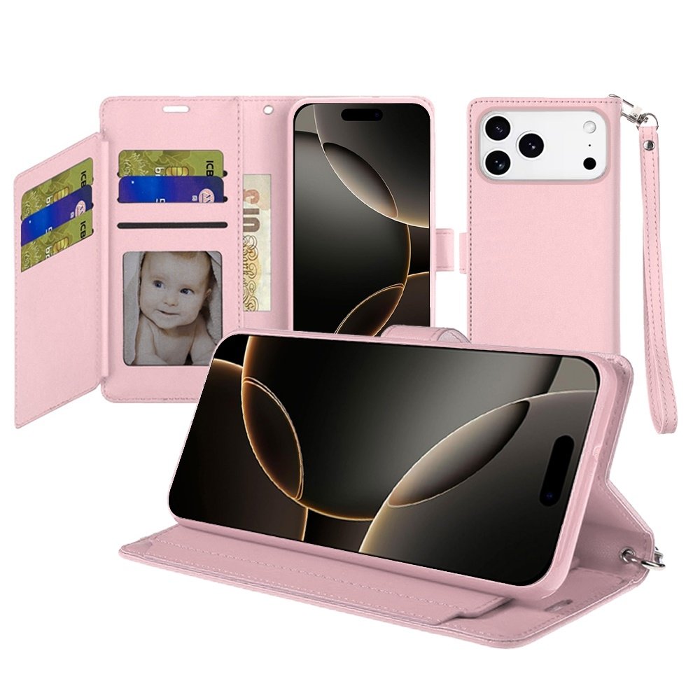 For Apple iPhone 17 Pro Max Wallet ID Card Holder Case Cover - Image 3