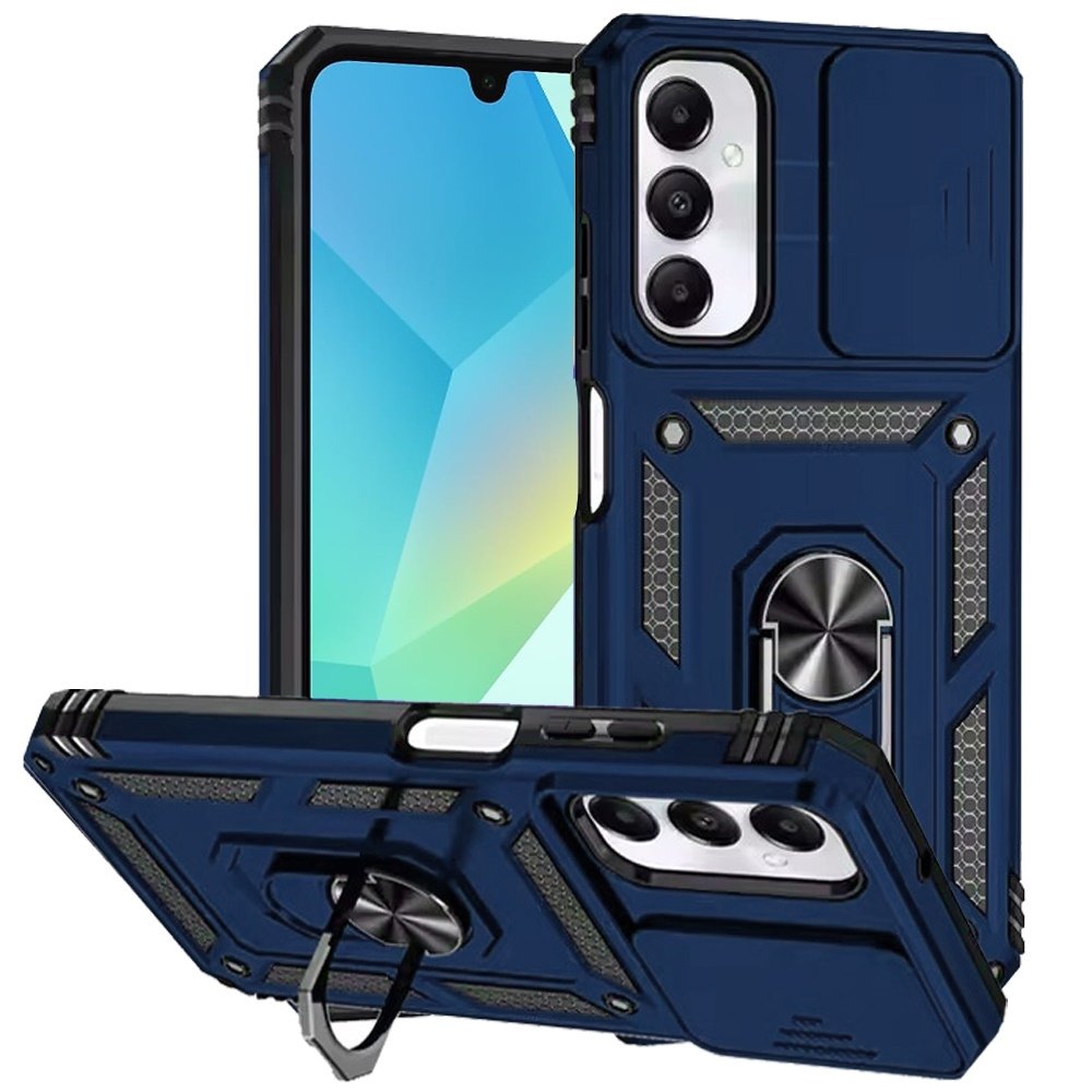 For Samsung Galaxy A16 5G Well Protective Magentic Ring Stand Camera Protective Cover Case - Image 3