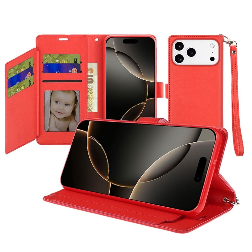 For Apple iPhone 17 Pro Max Wallet ID Card Holder Case Cover - Image 5