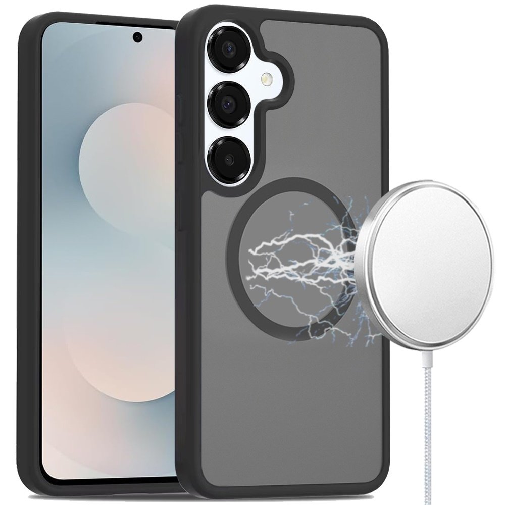 For Samsung Galaxy s25 FE Magnetic Circle Smooth Safe Matte Feel Hybrid Case - Image 7