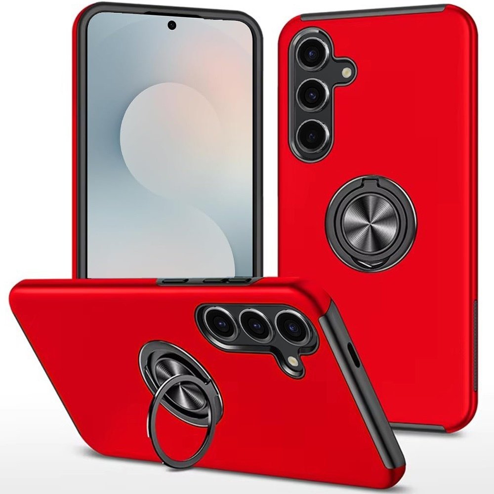 For Samsung Galaxy s25 FE CHIEF Oil Painted Magnetic Ring Stand Hybrid Case Cover - Image 3