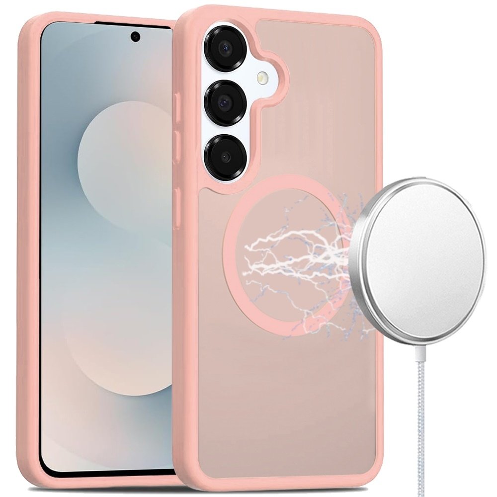 For Samsung Galaxy s25 FE Magnetic Circle Smooth Safe Matte Feel Hybrid Case - Image 5