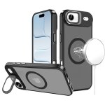 For Apple iPhone 17 Air Frame Aluminium Camera Stand Metallic Buttons Magnetic Circle Tough HQ Hybrid Case