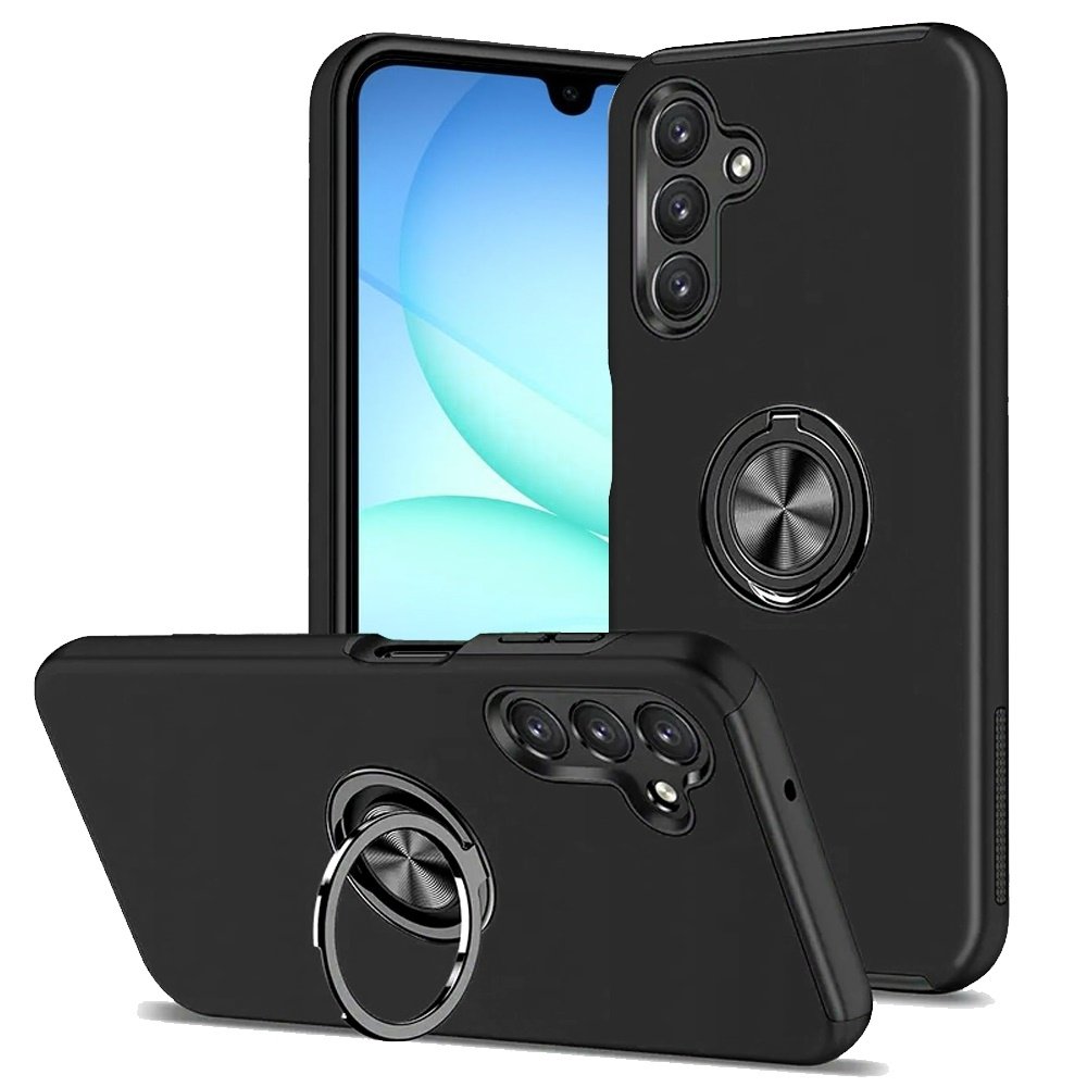 For Samsung Galaxy A17 5G CHIEF Oil Painted Magnetic Ring Stand Hybrid Case Cover