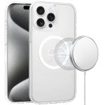 For Apple iPhone 15 Pro Magnetic Circle Smooth Safe Matte Feel Hybrid Case