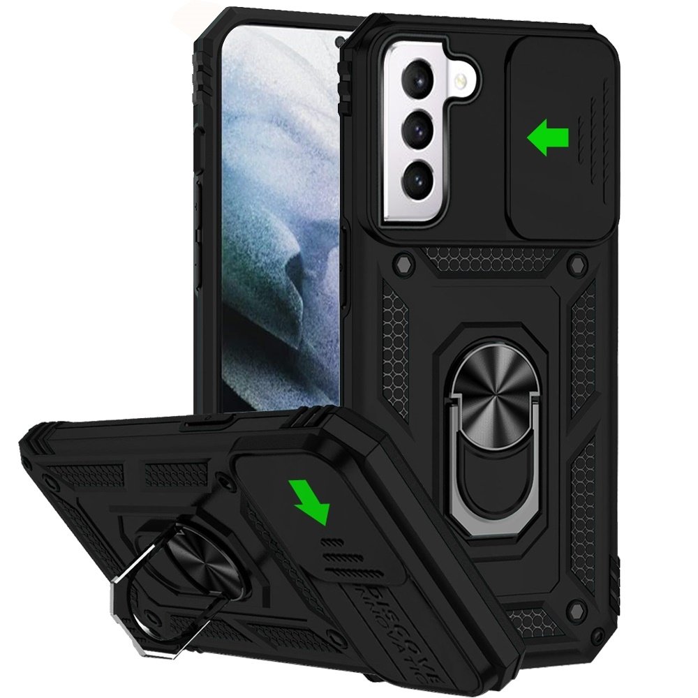 For Samsung Galaxy s21 Plus, s30 Plus Well Protective Magentic Ring Stand Camera Protective Cover Case